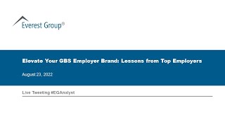 On-Demand Webinar | Elevate Your GBS Employer Brand: Lessons from Top Employers