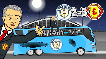 😭2-3! NO TITLE PARTY!😭 Man City vs Man Utd (Parody Goals Highlights 2017/2018)