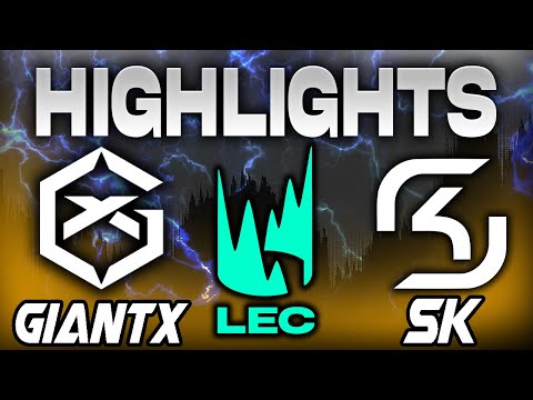 GIANTX VS SK GAMING HIGHLIGHTS LEC 2024 SPRING SEASON JORNADA 2 - LEAGUE OF LEGENDS - ESPAÑOL