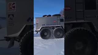 Застряли в Арктике. Вездеход Бурлак. Удивительная техника. Stuck in the Arctic.  All-terrain vehicle