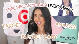 Free Baby Stuff Unboxings 2021 | Target, Buy Buy Baby, Amazon Welcome Boxes