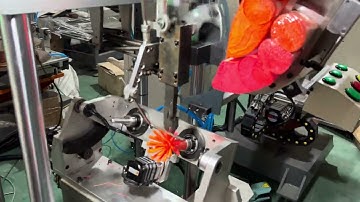 High-speed 4-axis toilet brush tufting machine/brush making machine-PIWEI Manufacturer