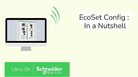 EcoSet Config: Overview | Schneider Electric