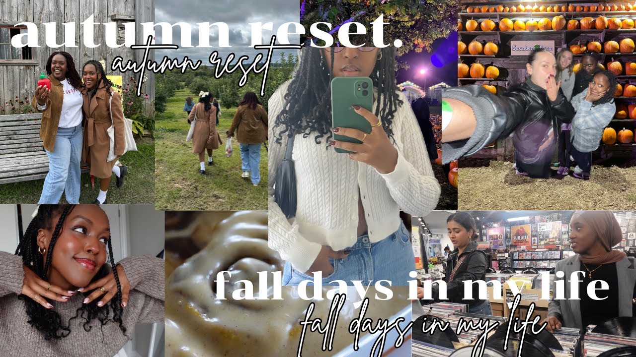 autumn diaries | fall days in my life | decorating, apple picking ...