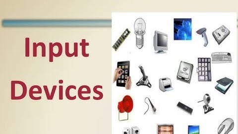 What is Input Device | Types of Input Devices | Computer Devices