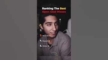 Ranking The Best Open Goal Misses #shorts