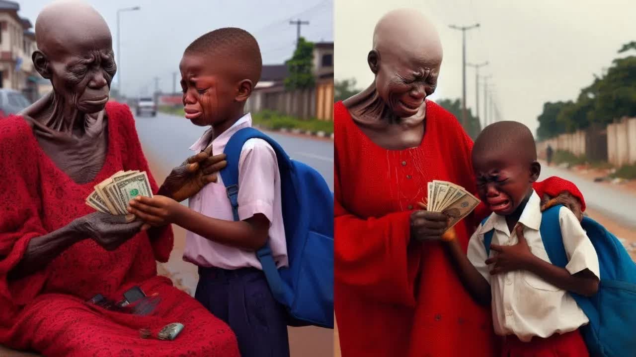 Poor widow gave all her money to a little boy, years later he saved her life 