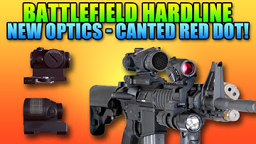 All New Sights In Battlefield Hardline! Canted Red Dot & Green Dot Sight.