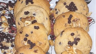 كوكيز شيكولاتة احلى حلويات للمبتدئين/chocolate cookies احلى حاجة جنب القهوة