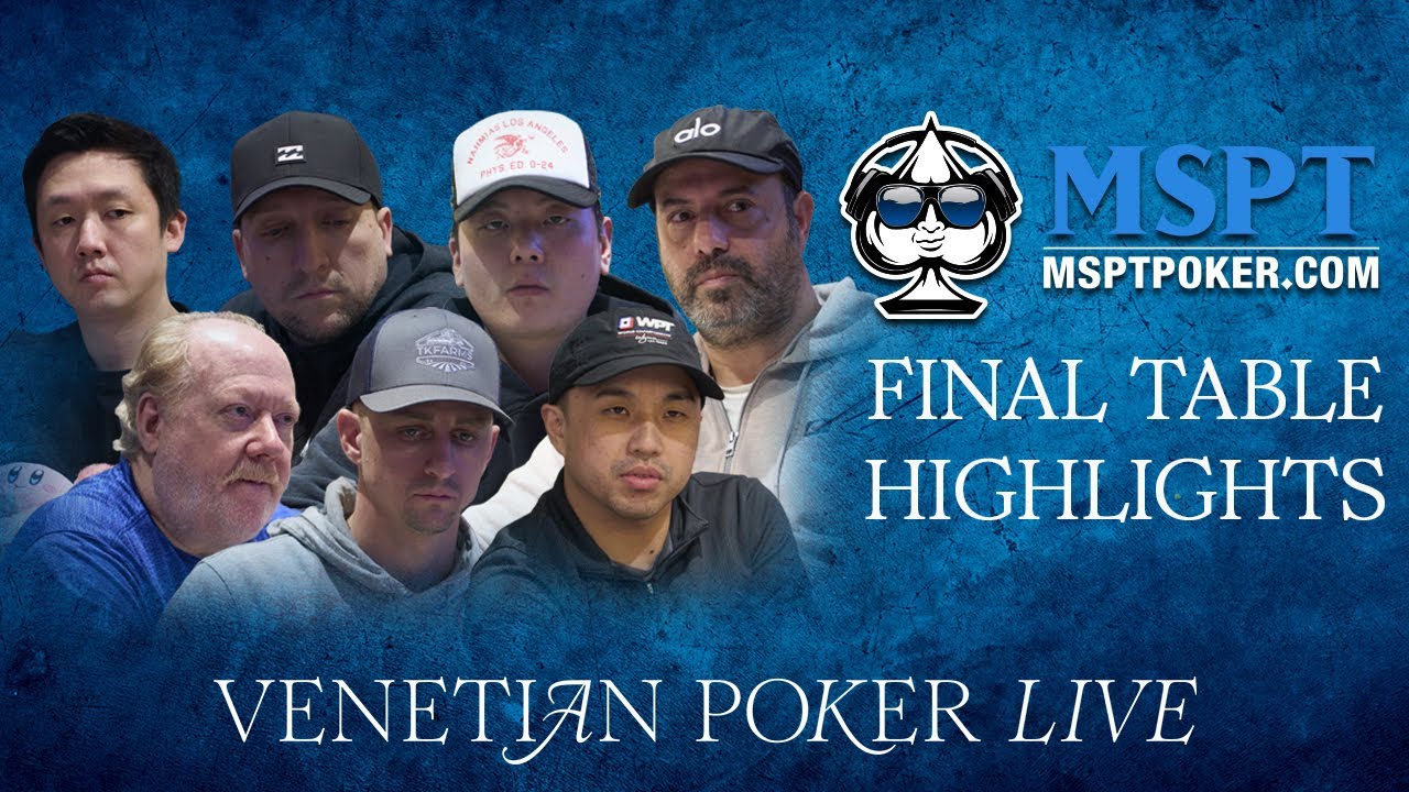 MSPT Poker Bowl IX $1,600 Main Event Final Table Highlights!