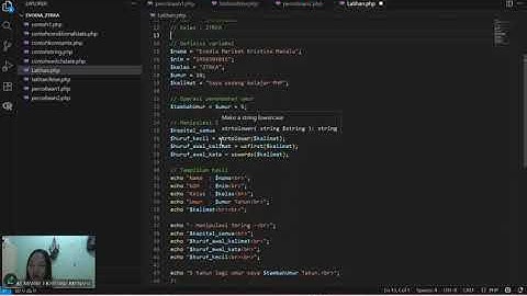 Tugas Pertemuan 9 Php Dasar
