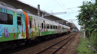 51次觀光列車出站(本務機E204)  台中