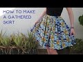 How to make a gathered skirt [DIY Tutorial]