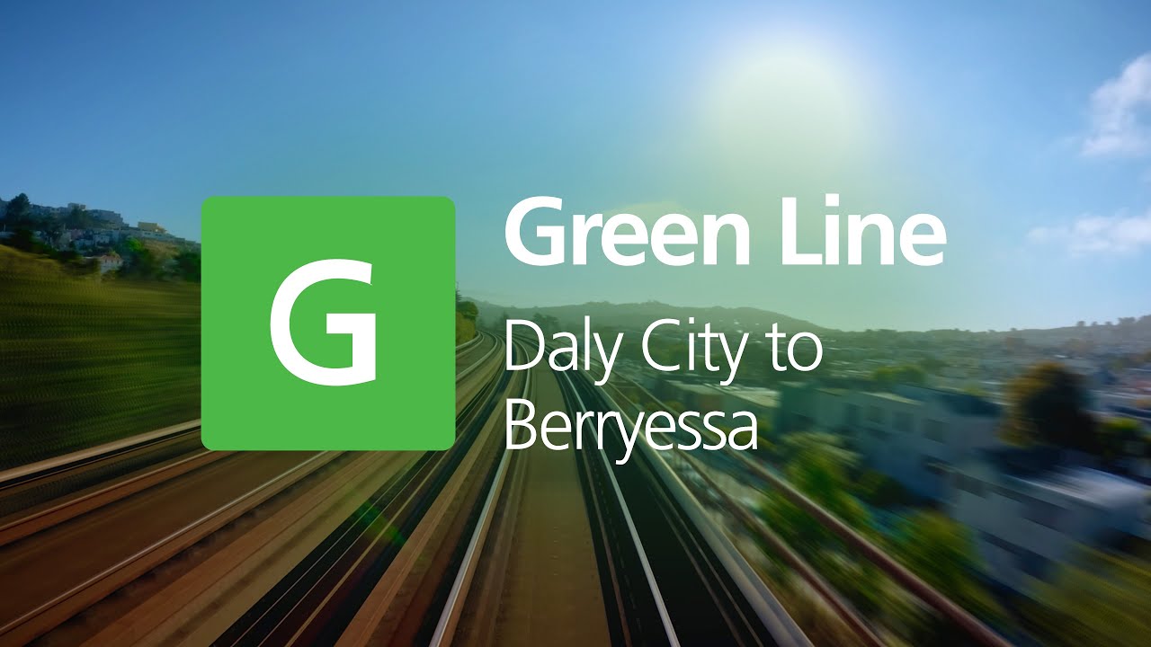 BART Cab Cam: Green Line from Daly City to Berryessa/North San José