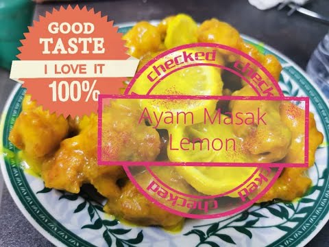  Ayam Masak Lemon  Mak Ayang s Style YouTube