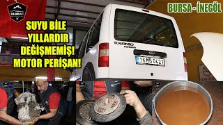 BASKI BALATA DEĞİŞİMİNE GELDİ MOTOR'UN İÇİ HERKESİ ŞOK ETTİ! (Ford Tourneo Connect)