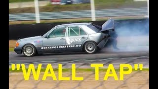 MERCEDES DIESEL TURBO DRIFTING CRASH Gatebil 2019