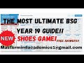 BSG (SHOES GAME) YEAR 19 GUIDE and WALKTHROUGH! [2026}