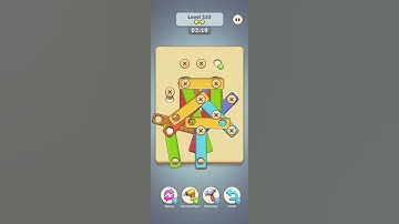 Wood Master:Screw Puzzle, level 155 Solve.#games #puzzlefrenzy #foryou  #gaming #puzzle #puzzlegame