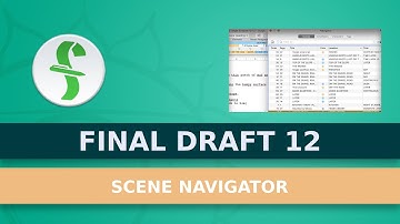Final Draft 12 Scene Navigator