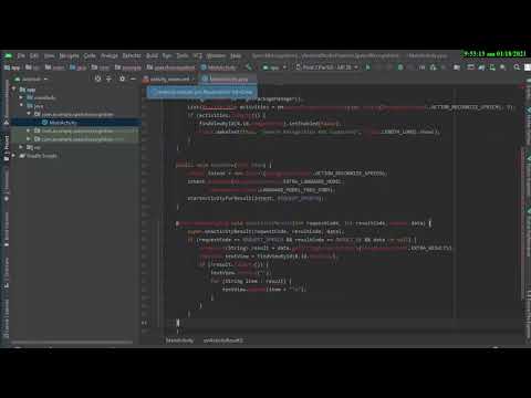 【ANDROID STUDIO】Speech Recognition