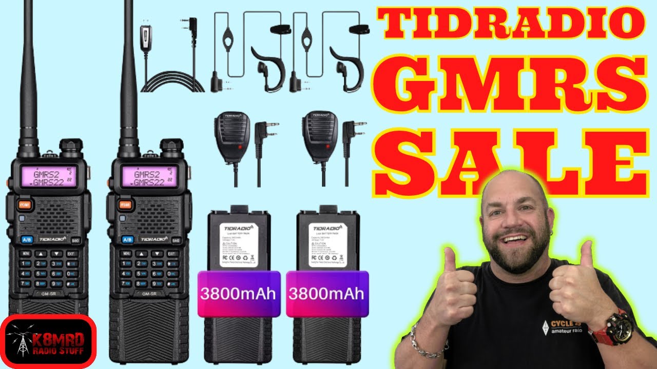TidRadio GM5R 2 Pack GMRS Radio On Sale At Amazon! YouTube