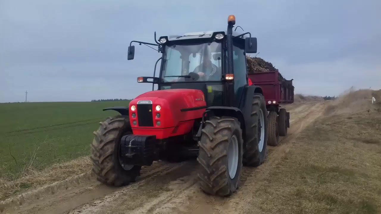 Wyworzenie obornika 2018*Wielkopolska*/Same Dorado 60/Massey Ferguson 5425