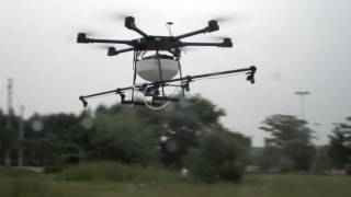 Test for DF-T2, agriculture drone
