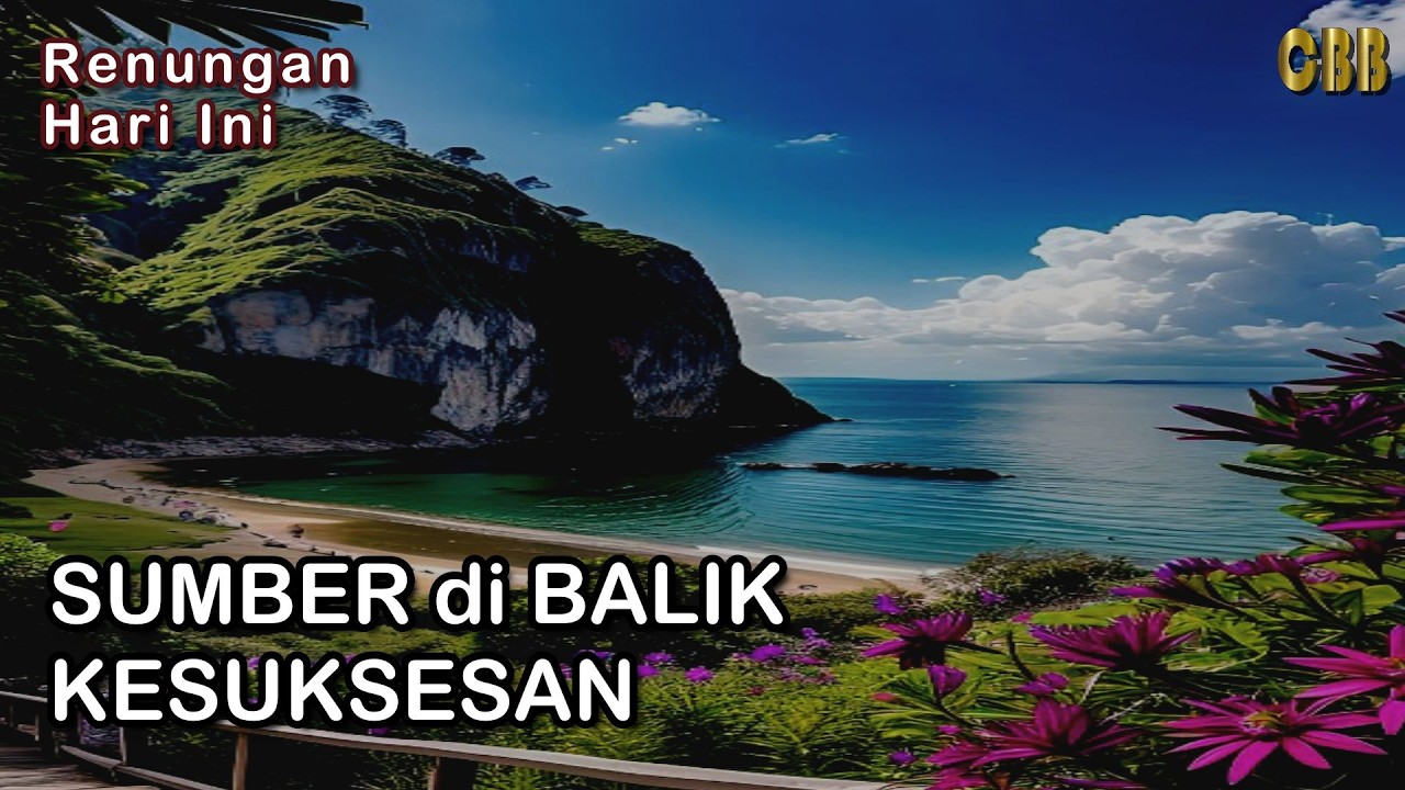 SUMBER di BALIK KESUKSESAN - Saat Teduh Renungan Harian 24/02/26, Kornelius Nugroho, CBB