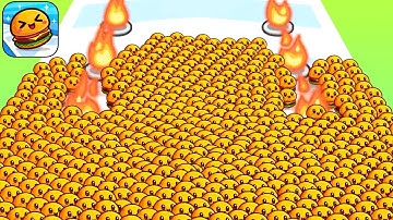 Satisfying Mobile Gaming Food Run Max Levels Gameplay (Android,iOS) Latest Update Freeplay