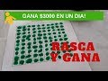 RASCA Y GANA/ GANATE $3000 LIBRES Y SACA TU MERCANCIA