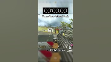Owen Gun barrel comparison #gaming #callofduty #cod #warzone #meta #loadout #testing #codtips #live