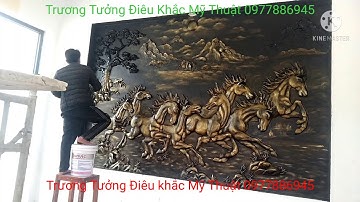 Đắp phù điêu mã đáo Thành Công giả đồng
