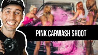 Cinematic Car Wash With Bikini Models