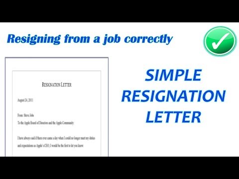 Resigning Letter For Job from i.ytimg.com