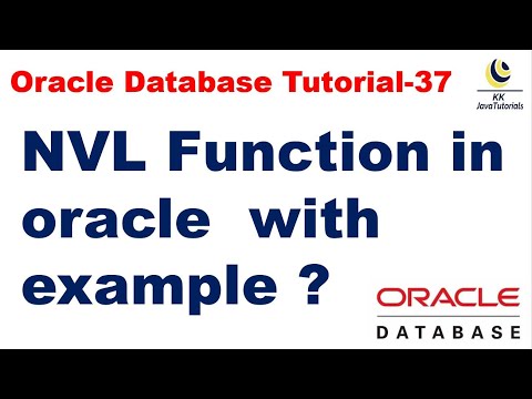 Video: Hvad er NVL-funktionen i SQL?