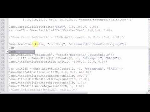 Unearthed Scripting Intellisense Demo