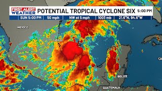 FIRST ALERT TROPICS - Potential Tropical Cyclone Six forms in the Gulf of Mexico