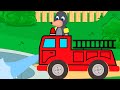 Benny Mole em Português Brasil - Caminhão De Bombeiros Faz Uma Fonte Desenho Animado