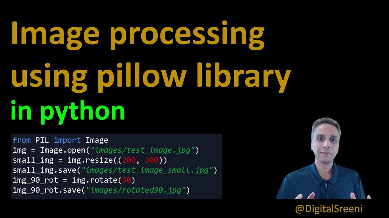 Image processing using pillow in Python 