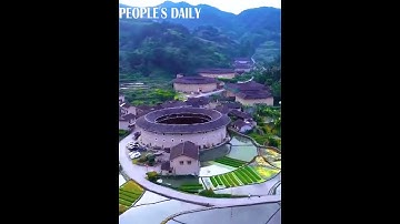Tulou is a type of Chinese rural dwellings of the Hakka people in southeast China’s Fujian Province.