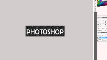 Photoshop CS5 Chalk Text Tutorial - Beginner Text Effect