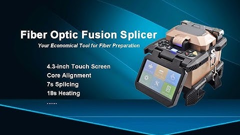 6481 Fusion Splicer   Demo Video