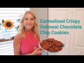 Carmelized Crispy Oatmeal Chocolate Chip Cookies.