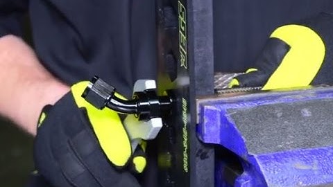 How to Assemble AN Hose Fittings With Twist Push Loc Lock Teflon Nylon Stainless Steel PTFE