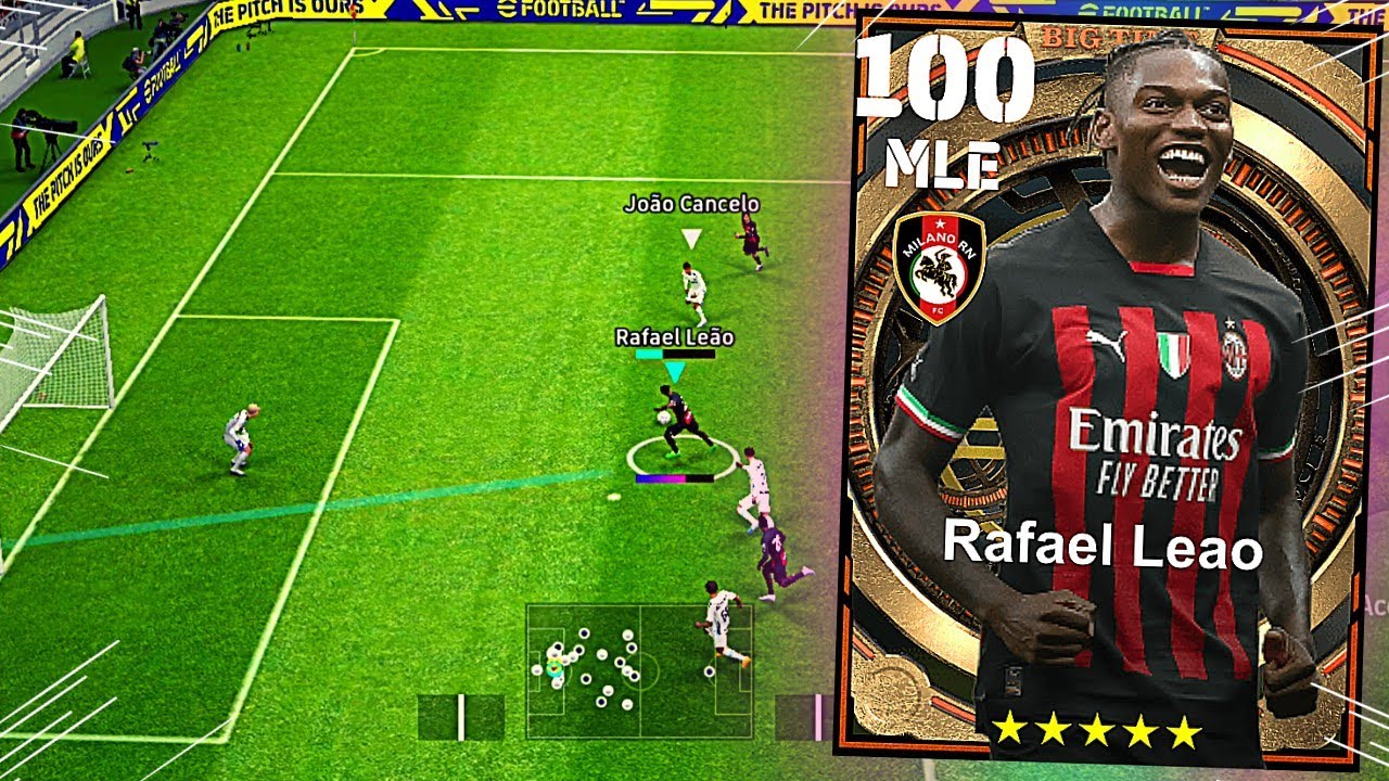 RAFAEL LEÃO BIG TIME TÁ UM ABSURDO NO EFOOTBALL 2023 MOBILE - YouTube