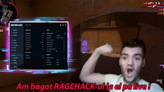 Am bagat RAGEHACK-ul pe LIVE-ul lui ! - CS:GO RageHacking w/Radu4k