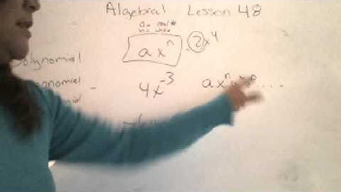 Algebra 1 Lesson 48