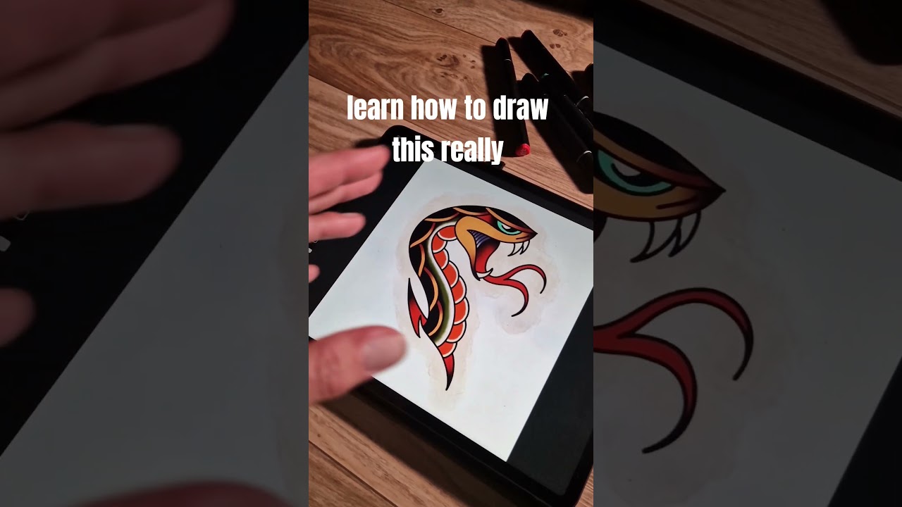 New drawing tutorials! learn to draw Tattoo art 