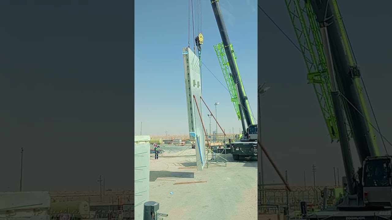TAILING LIFTING CRANE OPERATION SA PRECAST.